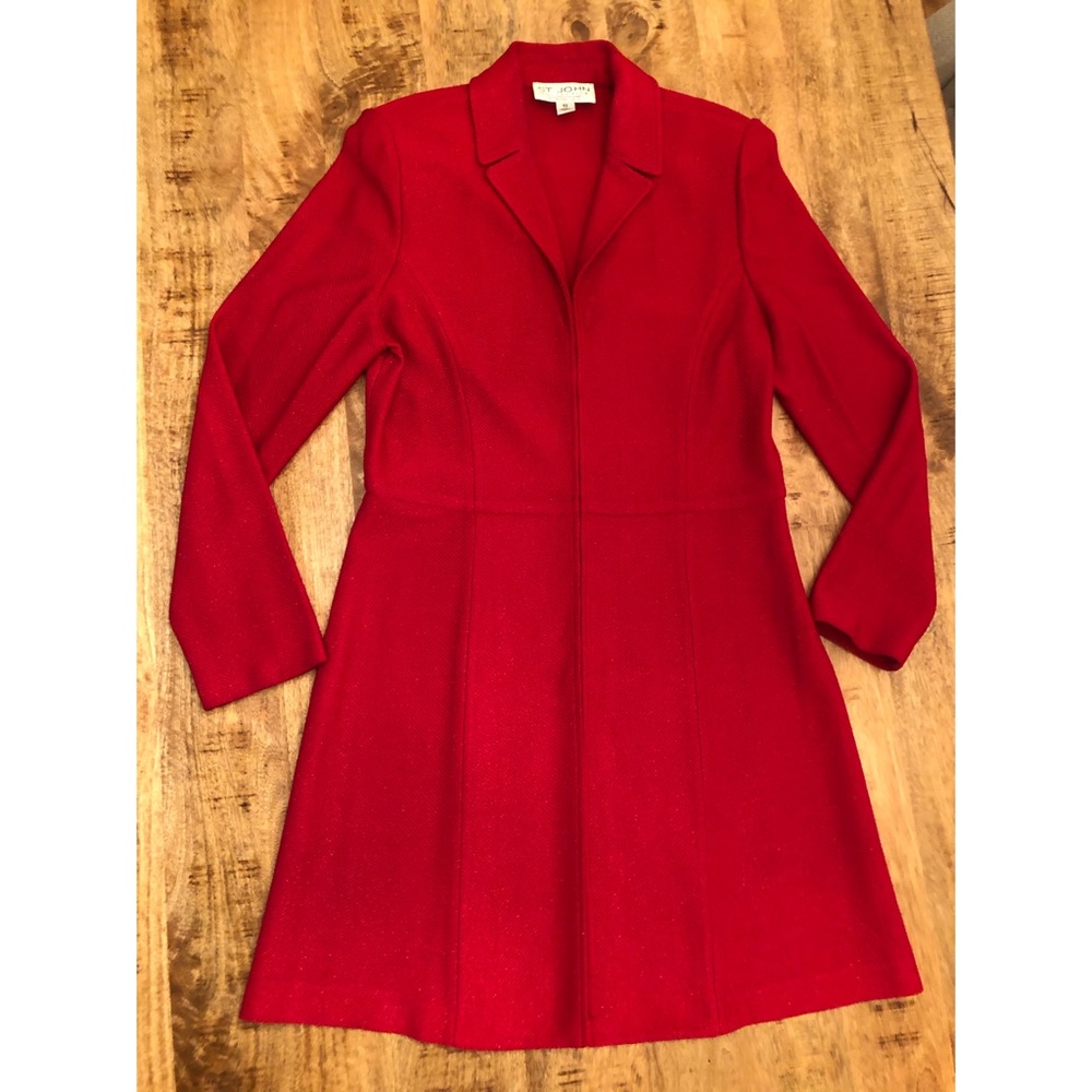 ST. JOHN DRESS COAT AND SKIRT